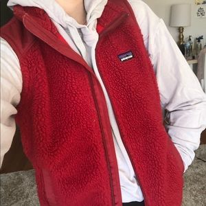 Red Sherpa Patagonia Vest